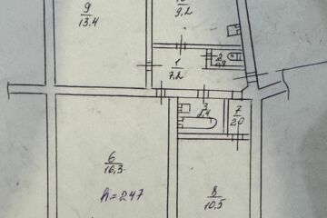 3-к квартира, 65 м², 1/5 эт.